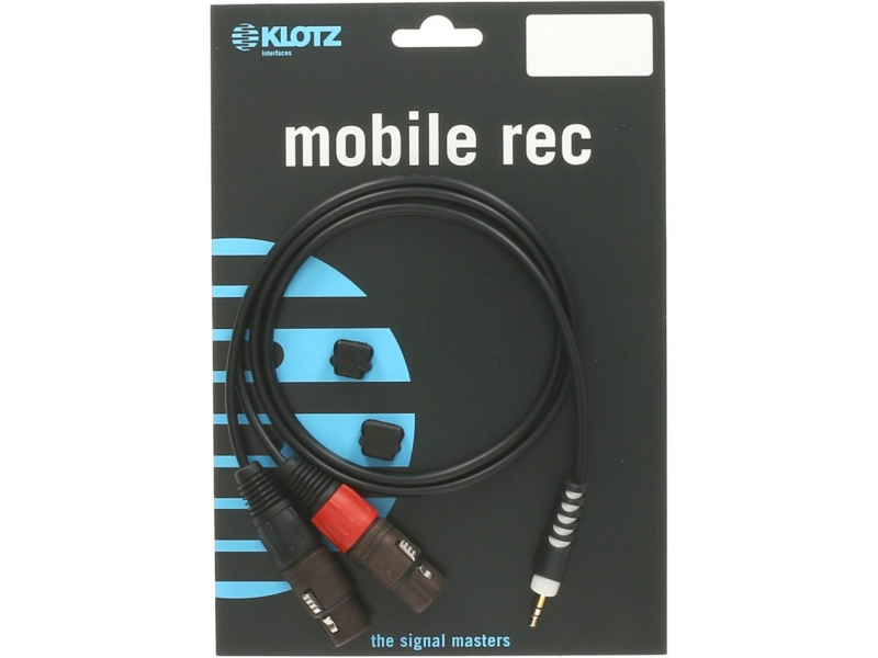 KLOTZ AY8-0300 - przewód mini JACK (TRS) > 2x XLR żeński 3 m